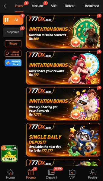 777XD Game Features