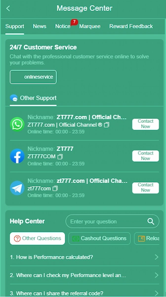 ZT777 Game